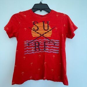 Vintage Hanna Andersson Kids Red Surf T-Shirt (check size)